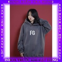 Áo Hoodie Nam Nỉ Bông Dày Dặn In Chữ FG Và ACB Có Chữ Cao Su May Sau Mũ Thời Trang Nam  thihoa