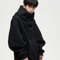 Áo Hoodie nam nữ - Áo Khoác nỉ Ninja form rộng có mũ kèm khăn che mặt phong cách Ninja chất liệu nỉ bông dày dặn siêu ấm