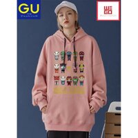 ÁO HOODIE NAM NỮ DỄ THƯƠNG CÁ TÍNH - HỒNG - S