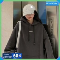 Áo hoodie nam nữ form rộng, Áo hoodie nam nữ nỉ dày có mũ mặc nhà đi chơi đi học ulzzang unisex