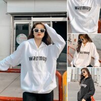 Áo hoodie nam nữ form rộng dài áo khoác vải nỉ chất đẹp không xù lông unisex Ulzzang freesize dưới 75kg