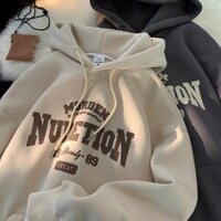 Áo Hoodie Nam Nữ In Chữ NUDETION APT Unisex  Chất Vải Nỉ 2 Da Cao Cấp  Không Bai Xù