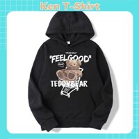 Áo Hoodie Nam Nữ Ken T-Shirt  Vải Nỉ TeddyBear 345