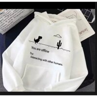 ÁO HOODIE NAM  NỮ KHỦNG LONG MẤT MẠNG SIÊU KUTE