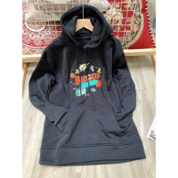 Áo hoodie nam nữ mặc . áo hoodie nam , áo hoodie cặp đôi , áo khoác hoodie nam , áo khoác nam vải nỉ ngoại dày mịn - đen - freesize