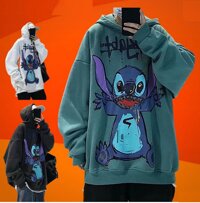 Áo Hoodie Nam Nữ Nỉ Bông Dày Dặn Hàng QC Áo Khoác Hoodie Nỉ Couple Nam Nữ Đôi SWEATER NAM NỮ in STICK CHẤT - Trắng