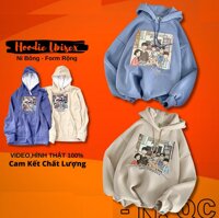 Áo hoodie nam nữ nỉ bông hàng quảng châu dày dặn HD GIA ĐÌNH 1998 - Xanh Than