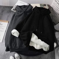Áo Hoodie Nam Nữ Nỉ Lót Lông Cừu Dày Dặn Form Dạng Rộng Unisex Phong Cách Thời Trang Hàn Quốc Cực Hottrend 2023