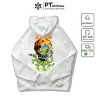 Áo Hoodie nam nữ PHI HÀNH GIA BẠCH TUỘC nỉ bông dày dặng form rộng (Đen, Trắng, Be, Xanh, Hồng)