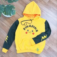 ÁO HOODIE NAM NỮ PIKACHU CHO CÁC BẠN YÊU THÍCH NHÂN VẬT HOẠT HÌNH TP408