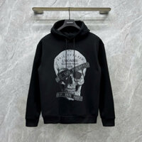 Áo hoodie nam nữ PP ngực in hoạ tiết đầu lâu 1978 quấn băng rôn xung quanh