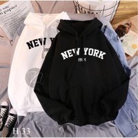 Áo Hoodie NEW YORK  CHẤT NỈ BÔNG DÀY ,MŨ 2 LỚP CÓ SIZE