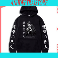 Áo hoodie nỉ amime Attack On Titan Levi Ackerman 1 vải nỉ bông dày dặn nam nữ mặc form cực đẹp