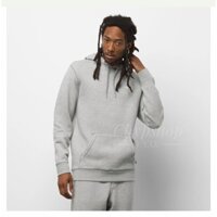 Áo Hoodie nỉ / áo khoác chui đầu chính hãng Vans màu trơn thêu logo cổ điển form Unisex