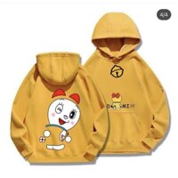 Áo hoodie nỉ bông doremon -doremi  [Kèm hình thật]