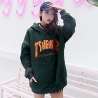 Áo Hoodie Nỉ bông Hàn Quốc in chữ TSHEHRHR