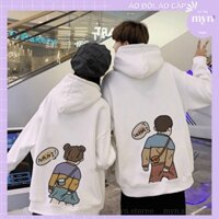 Áo Hoodie Nỉ Cặp Đôi, Bạn Thân Hoạt Hình Hài Hước, Áo Hoodie Nỉ Dày Dặn Form Áo Rộng Siêu Đẹp, Nam Nữ Đủ Size