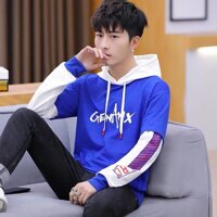 Áo Hoodie Nỉ Dài Tay Phối Màu Ở Phần Tay Thân Áo  In Chữ GENANX  Kiểu Dáng Trẻ Trung FrancisB TOP NAM 1000051V1