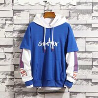 Áo Hoodie Nỉ Dài Tay Phối Màu Ở Phần Tay Thân Áo  In Chữ GENANX  Kiểu Dáng Trẻ Trung August TOP NAM 1000051