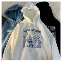 Áo Hoodie Nỉ Gia Đình 1988 Form Rộng Tay Phồng Unisex, Áo Nỉ Có Mũ Nam Nữ