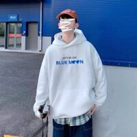 Áo HOODIE NỈ local brand BLUEMOON form rộng unisex cotton basic cặp đôi nam nữ bigsize MY DNA