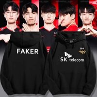 Áo hoodie nỉ SKT T1 mới nhất, áo hoodie SKT T1 nam nữ fom rộng đủ size cực HOT