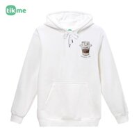 Áo Hoodie Nỉ TIKME Unisex Size XS-2XL Chất Vải Cotton Áo Hai Mặt Hình Cà Phê Sữa Đá Việt Nam