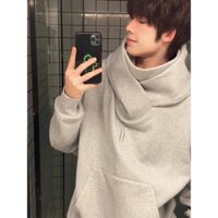 Áo hoodie  Ninja áo khoác oversize cổ cao