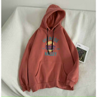 Áo hoodie nữ AALLEY cá tính - Cam