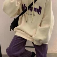 Áo hoodie nữ form rộng dài  vải nỉ màu be hồng xanh chất đẹp hàng quảng châu BST áo thu đông unisex ullzang 2020