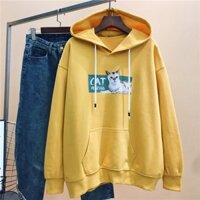 Áo Hoodie nữ hình mèo dễ thương Hàn Quốc dễ thương Order