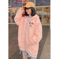 áo hoodie nữ - hồng