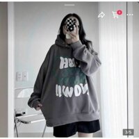 Áo Hoodie  Nữ Kiểu Chui Đầu NÓN CÓ CÚC BẤM, In số cửu sau sườn lưng DỄ THƯƠNG, vật liệu Vải NỈ cứng cáp hàng hóa mới hot