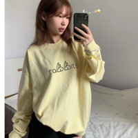 Áo Hoodie Nữ Mặc Thu, Đông Thời Trang, Áo Sweater Cua Nỉ In Hình Dày Dặn Menina