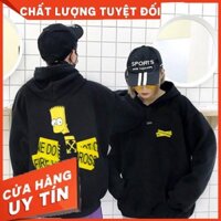 Áo hoodie off white simson nỉ unisex freeship