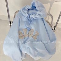 Áo Hoodie OI OI Áo Khoác Nữ Nỉ Hàng Bán Chạy Unsiex Nam Nữ Chất Nỉ PE dày Dặn Nhiều Màu - Xanh Dương - L