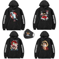 💥Áo Hoodie One Piece 🎁 BST Áo hình One Piece cực đẹp hoodie hình Luffy Zoro Ace Law chất nỉ bông 💖