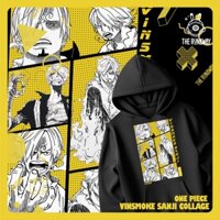 Áo Hoodie One Piece: Sanji Collage Nam / Nữ by The Runaway