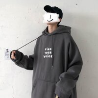 Áo Hoodie Tay Dài Phong Cách Hip Hop Đường Phố Nhật Bản Cho Nam Với 3 Màu (M-5XL) -fn2