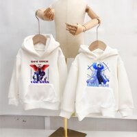 Áo Hoodie Trắng in hình Tam Sans Đại Chiến 404 Sans 505 Sans 606 cực hot cho bé