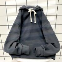 Áo Hoodie Trơn BASIC Form Rộng Vải Nỉ Cotton Lót Bông Unisex Ulzzang - Xám đậm - XL