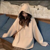 Áo hoodie trơn freesize
