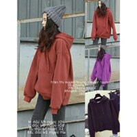 Áo Hoodie Trơn Nỉ Bông