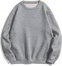 Áo Hoodie Trơn Unisex Màu Xám DQ10 - M