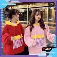 Áo Hoodie Túi Kẻ Caro Cực Ngầu