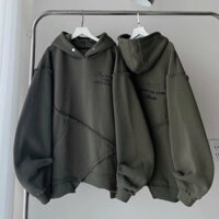 Áo Hoodie Túi Ráp PRENIUM Nút Bấm Tà Lệch Form Rộng Unisex Nam Nữ Nhiều Màu - TP02