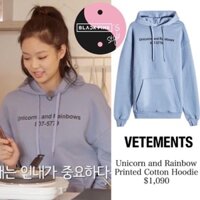 Áo hoodie Unicorns giống Jennie BLACKPINK, JB GOT7