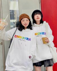Áo Hoodie UNICOVER Couple Xinh Nam Nữ - Khoác Nỉ Unisex Thu Đông THIEN HÀ SHOP ÁO HOODIE - Trắng - Size M