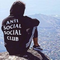 Áo hoodie unisex form rộng Nỉ Ngoại 2021 ANTI SOCIAL CLUB nam nữ ullzang GIMMI