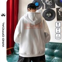 Áo Hoodie unisex form rộng WIND nỉ bông NOFH thời trang thu đông nam oversize áo khoác chống nắng mùa hè
